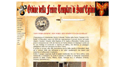 Desktop Screenshot of ordinedellafenicetemplarisegidio.it